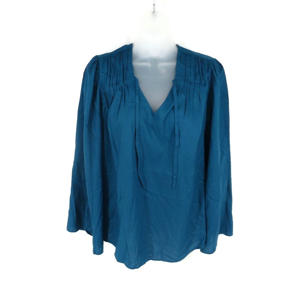 Jessica Simpson Leslie Boho Blue XS Top Shirt NWT 69.50